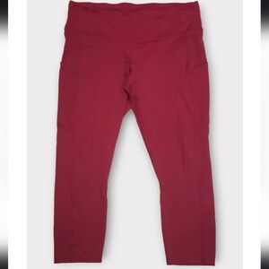 Size 14 - Lululemon Fast and Free High-Rise Crop 23"